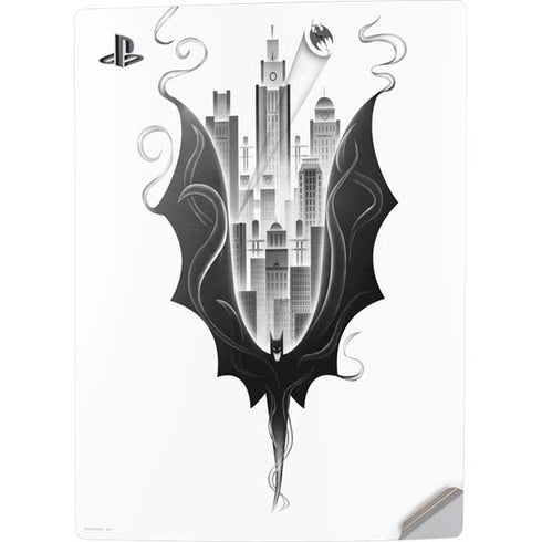 DC Comics Batman City Scape Cover Art PS5 Digital Edition Console Skin