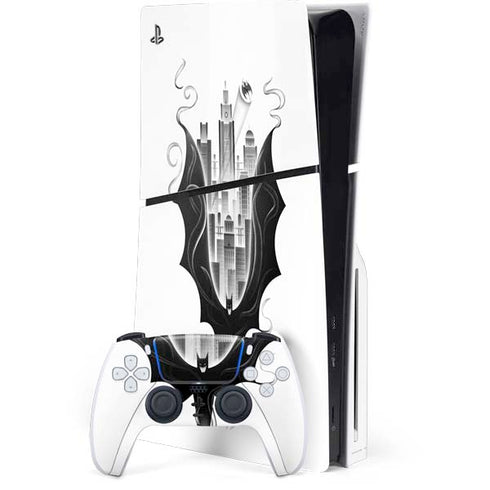 DC Comics Batman City Scape Cover Art PS5 Slim Disk Bundle Skin