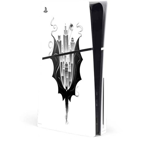 DC Comics Batman City Scape Cover Art PS5 Slim Disk Console Skin