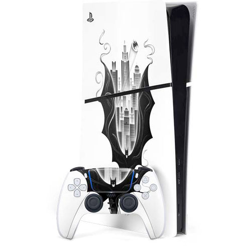 DC Comics Batman City Scape Cover Art PS5 Slim Digital Edition Bundle Skin