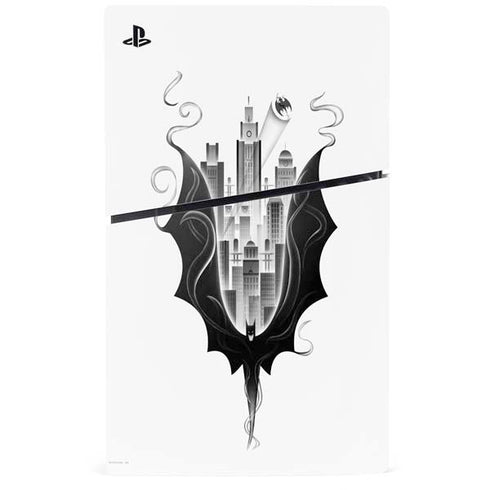 DC Comics Batman City Scape Cover Art PS5 Slim Digital Edition Bundle Skin
