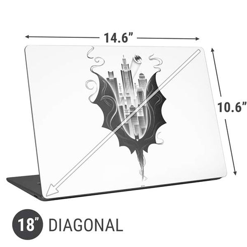 DC Comics Batman City Scape Cover Art Universal Laptop 18in (14.6 x 10.6in) Skin