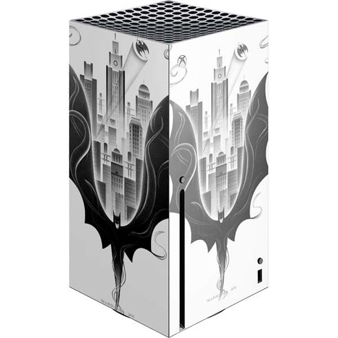 DC Comics Batman City Scape Cover Art Xbox Series X Console Skin