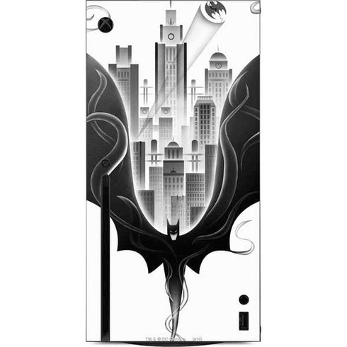 DC Comics Batman City Scape Cover Art Xbox Series X Console Skin