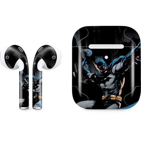 DC Comics Batman Throwing Batarang Jim Lee Art Apple AirPods 2 Skin