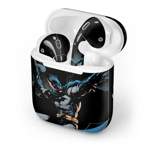 DC Comics Batman Throwing Batarang Jim Lee Art Apple AirPods Skin