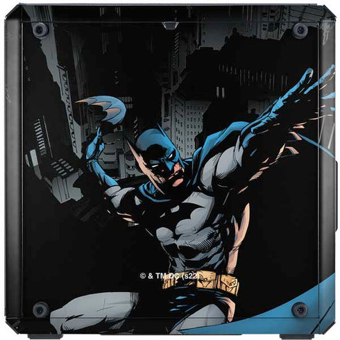 DC Comics Batman Throwing Batarang Jim Lee Art Cooler Master MasterBox Q300L Mini Tower Skin