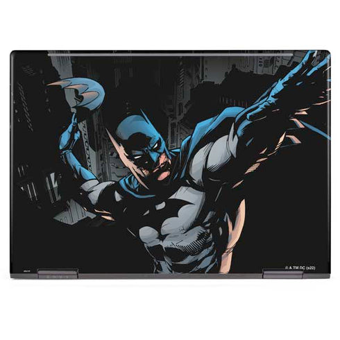 DC Comics Batman Throwing Batarang Jim Lee Art HP Envy Skin