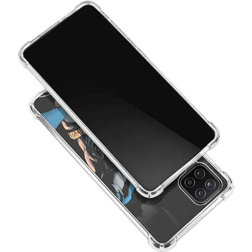 DC Comics Batman Throwing Batarang Jim Lee Art Galaxy A12 Clear Case