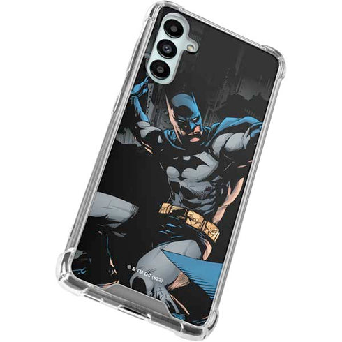 DC Comics Batman Throwing Batarang Jim Lee Art Galaxy A15 5G Clear Case