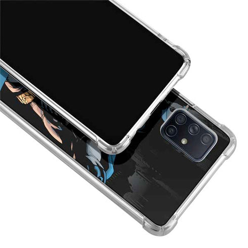 DC Comics Batman Throwing Batarang Jim Lee Art Galaxy A51 5G Clear Case