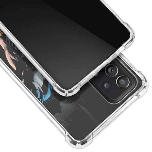 DC Comics Batman Throwing Batarang Jim Lee Art Galaxy A52 5G Clear Case