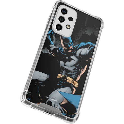 DC Comics Batman Throwing Batarang Jim Lee Art Galaxy A53 5G Clear Case
