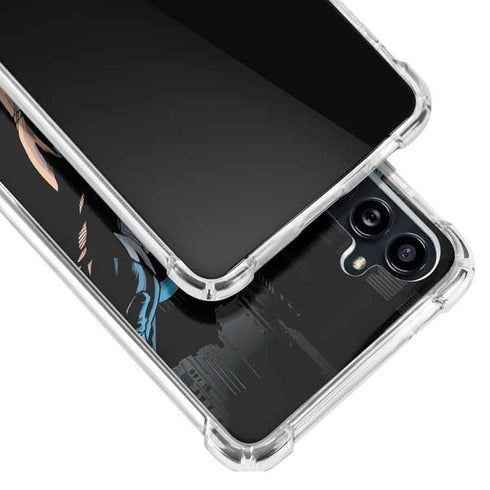 DC Comics Batman Throwing Batarang Jim Lee Art Galaxy A54 5G Clear Case