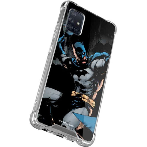 DC Comics Batman Throwing Batarang Jim Lee Art Galaxy A71 5G Clear Case