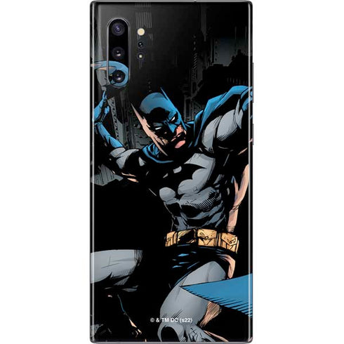 DC Comics Batman Throwing Batarang Jim Lee Art Galaxy Note 10 Plus Skin