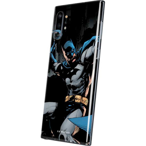 DC Comics Batman Throwing Batarang Jim Lee Art Galaxy Note 10 Plus Skin