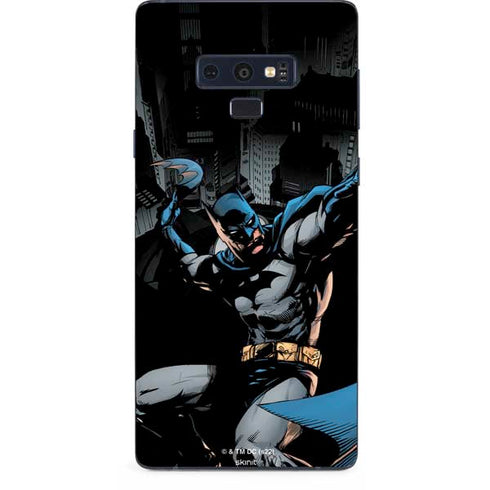 DC Comics Batman Throwing Batarang Jim Lee Art Galaxy Note 9 Skin