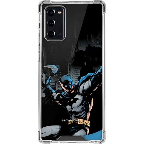DC Comics Batman Throwing Batarang Jim Lee Art Galaxy Note20 5G Clear Case