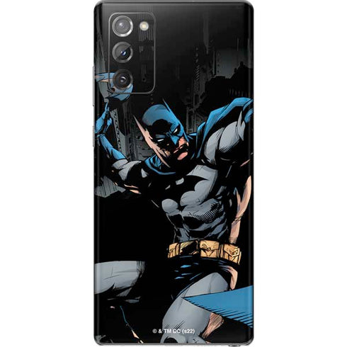DC Comics Batman Throwing Batarang Jim Lee Art Galaxy Note20 5G Skin
