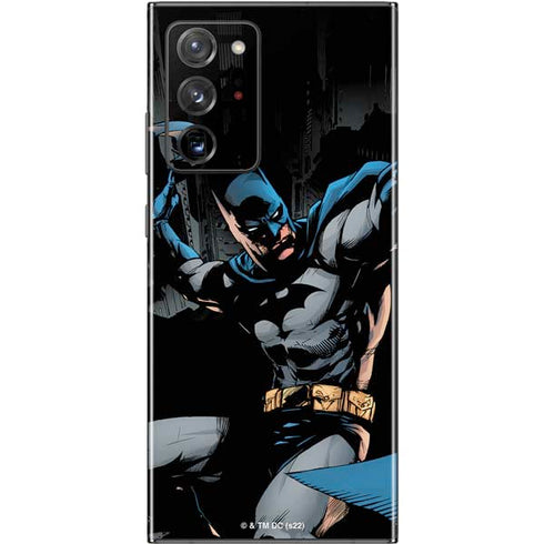 DC Comics Batman Throwing Batarang Jim Lee Art Galaxy Note20 Ultra 5G Skin