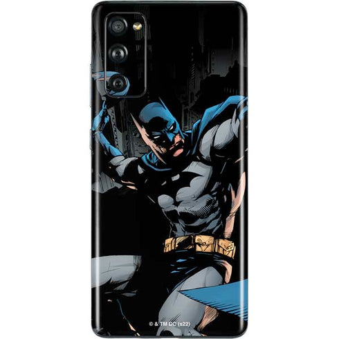 DC Comics Batman Throwing Batarang Jim Lee Art Galaxy S20 Fan Edition Skin