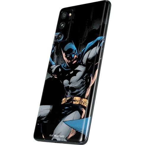 DC Comics Batman Throwing Batarang Jim Lee Art Galaxy S20 Fan Edition Skin