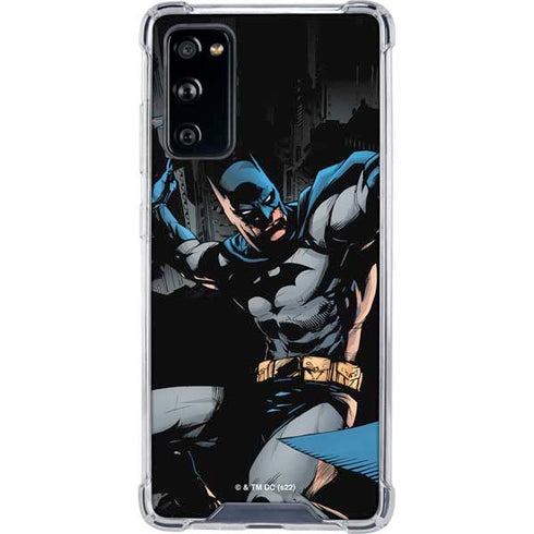 DC Comics Batman Throwing Batarang Jim Lee Art Galaxy S20 FE Clear Case