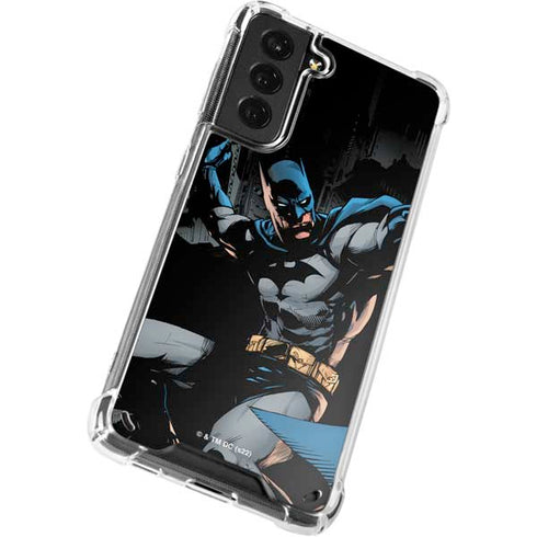 DC Comics Batman Throwing Batarang Jim Lee Art Galaxy S21 Plus 5G Clear Case
