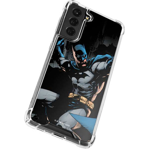 DC Comics Batman Throwing Batarang Jim Lee Art Galaxy S22 Clear Case