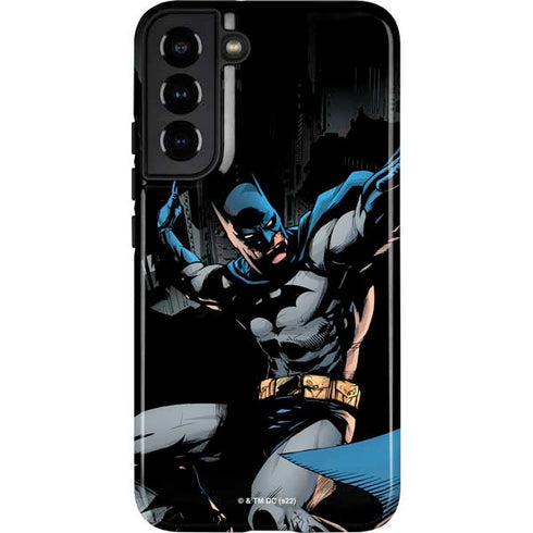 DC Comics Batman Throwing Batarang Jim Lee Art Galaxy S22 Plus Pro Case