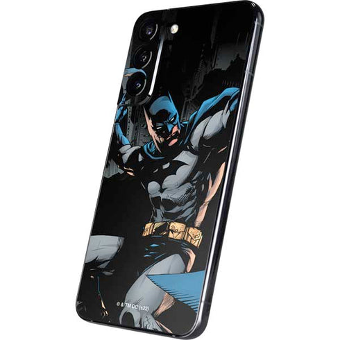 DC Comics Batman Throwing Batarang Jim Lee Art Galaxy S22 Plus Skin