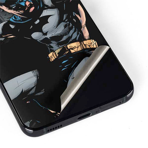 DC Comics Batman Throwing Batarang Jim Lee Art Galaxy S22 Plus Skin