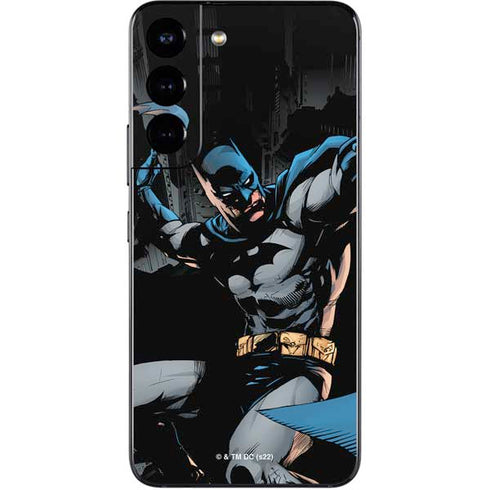 DC Comics Batman Throwing Batarang Jim Lee Art Galaxy S22 Skin