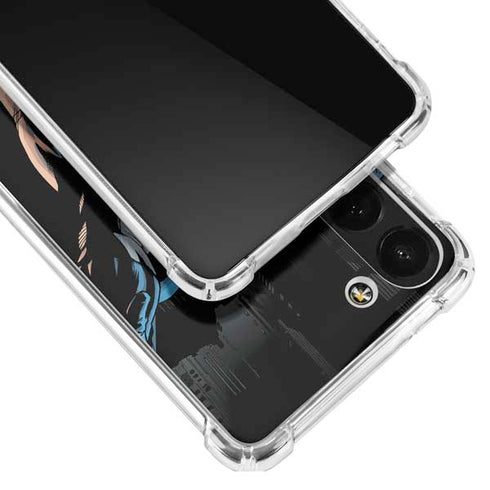 DC Comics Batman Throwing Batarang Jim Lee Art Galaxy S23 Plus Clear Case