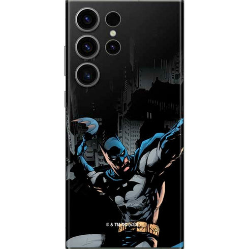 DC Comics Batman Throwing Batarang Jim Lee Art Galaxy S23 Ultra Skin