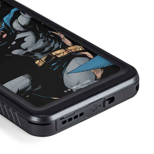 DC Comics Batman Throwing Batarang Jim Lee Art Galaxy S23 Waterproof Case