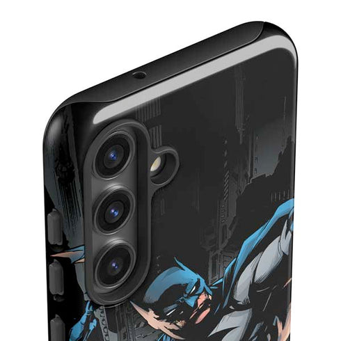 DC Comics Batman Throwing Batarang Jim Lee Art Galaxy S24 Plus Impact Case