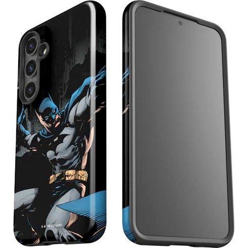 DC Comics Batman Throwing Batarang Jim Lee Art Galaxy S24 Plus Impact Case