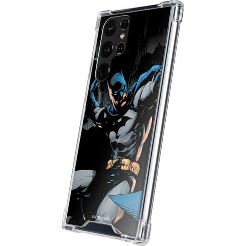DC Comics Batman Throwing Batarang Jim Lee Art Galaxy S24 Ultra Clear Case