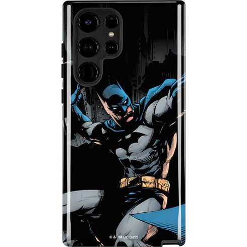 DC Comics Batman Throwing Batarang Jim Lee Art Galaxy S24 Ultra Impact Case
