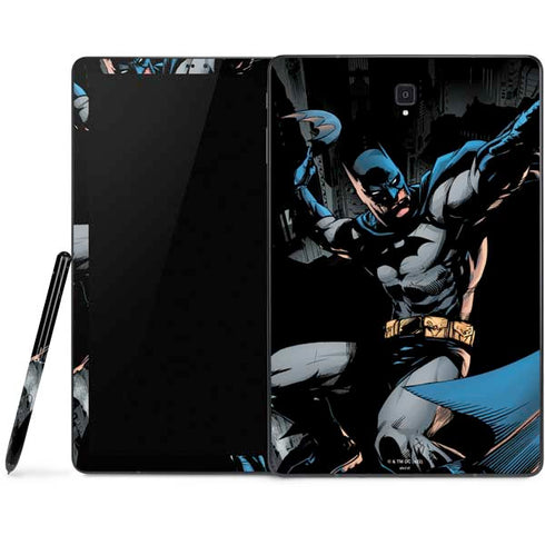 DC Comics Batman Throwing Batarang Jim Lee Art Samsung Galaxy Tab Skin