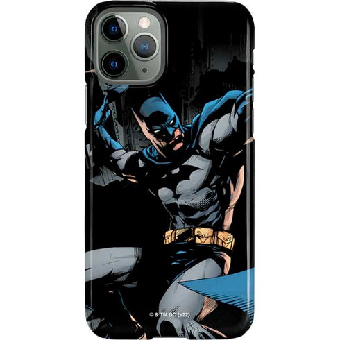 DC Comics Batman Throwing Batarang Jim Lee Art iPhone 11 Pro Lite Case