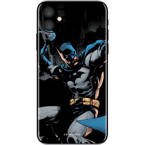DC Comics Batman Throwing Batarang Jim Lee Art iPhone 11 Skin
