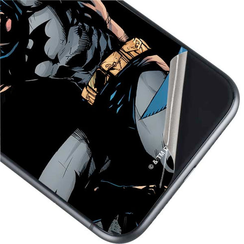 DC Comics Batman Throwing Batarang Jim Lee Art iPhone 11 Skin