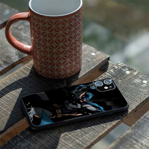 DC Comics Batman Throwing Batarang Jim Lee Art iPhone 11 Skin
