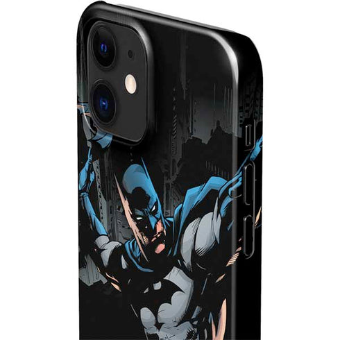 DC Comics Batman Throwing Batarang Jim Lee Art iPhone 12 Mini Lite Case