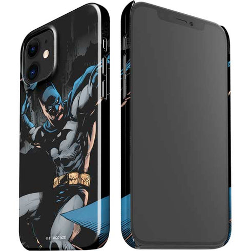 DC Comics Batman Throwing Batarang Jim Lee Art iPhone 12 Mini Lite Case