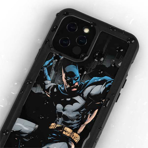 DC Comics Batman Throwing Batarang Jim Lee Art iPhone 12 Pro Max Waterproof Case