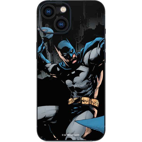 DC Comics Batman Throwing Batarang Jim Lee Art iPhone 13 Mini Skin